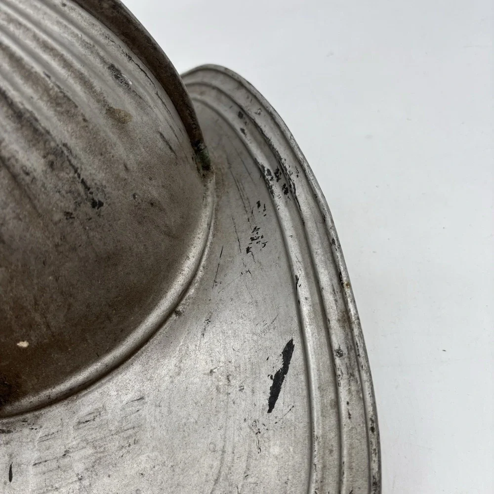 Vintage Firefighter Helmet Cairns & Brother Chief Fire Helmet #1 Metal Silver